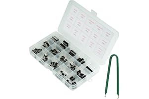 MTDELE 120 Pcs 12 Values Opamp Timer Darlington Phototcoupler LM324 LM339 LM358P LM386 LM393 JRC4558D PC817 NE5532P NE555P UA741CN ULN2003AN ULN2803APG IC Assortment Kits