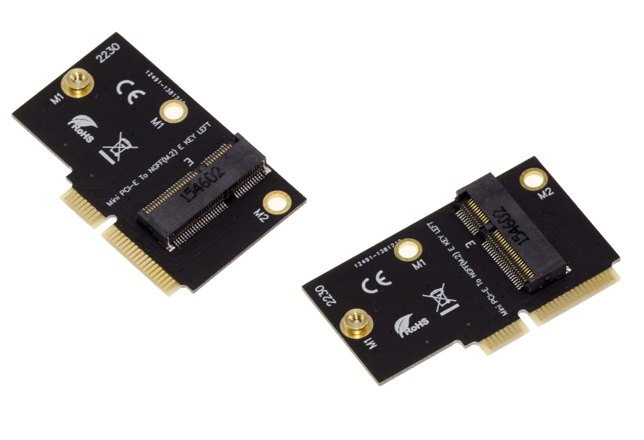 KALEA-INFORMATIQUE M2 E Key to miniPCIe adapter for Intel AX200 9260 8265 8260 7265 boards