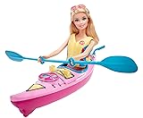 Barbie On-The-Go Beach Doll and Kayak Set