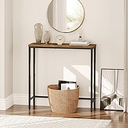 HOOBRO Narrow Console Table, 29.5" Entryway Small