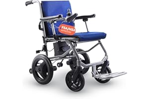 Alton Mobility Kano World's Lightest (only 35lbs) Foldable Electric Wheelchair, Travel Size, User-Friendly, Lightweight Wheel