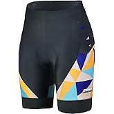 Eco-daily Cycling Shorts for Women Padded Bike Shorts with 3D Padding Biking Bicycle Shorts Pockets for Women