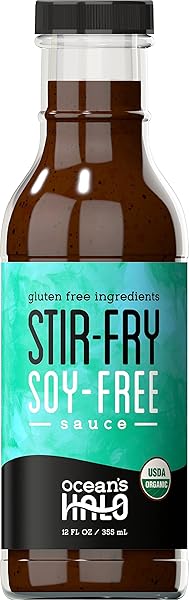 OCEAN’S HALO, ORGANIC SOY FREE STIR FRY SAUCE,...