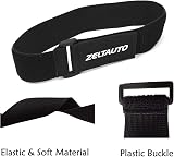 Zeltauto Elastic Cinch Straps Hook Loop 1.5x20 2-Pack Camping Bike Gear view 2