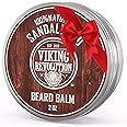 Beard Balm with Sandalwood Scent and Argan & Jojoba Oils- Styles, Strengthens & Softens Beards & Mustaches - Leave in Conditi