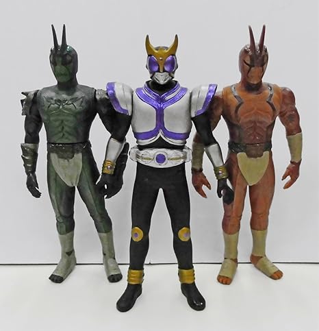 Amazon 仮面ライダー ソフビフィギュア 3種セット クウガ タイタン
