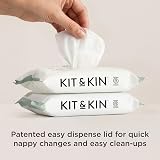 Kit & Kin Premium Baby Wipes 600 (10 x 60) Plastic-Free 99% Water view 7