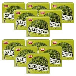 Green Tea Incense Cones And Cone Incense Burner