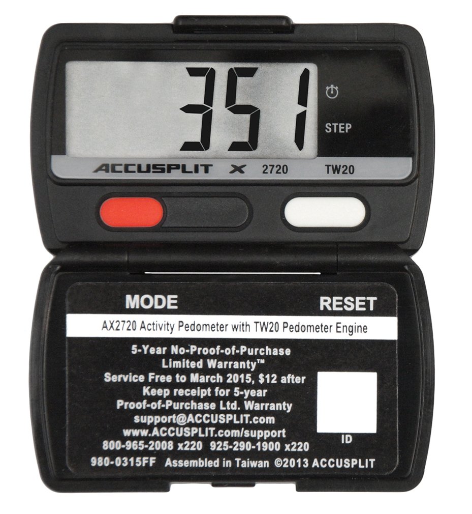 Buy Accusplit AX2720 Accelerometer PedometerSteps & Activity Timer