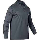 Men's Long Sleeve Polo Shirt Athletic Golf Polo Shirts for Men Quick-Dry Performance Casual Collared Shirts