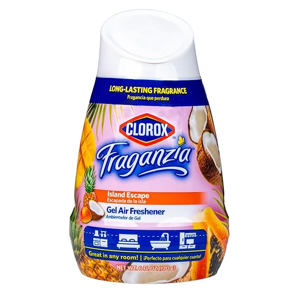 CLOROX FRAGANZIA GEL AIR FRESHENER CONE, HAWAIIAN ESCAPE...