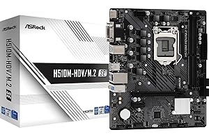 ASRock H510M-HDV/M.2 SE Motherboard DDR4 3200MHz HDMI, DVI-D, D-Sub 10th Gen Intel® Core™ 11th Gen Intel® Core™(LGA1200) 128M