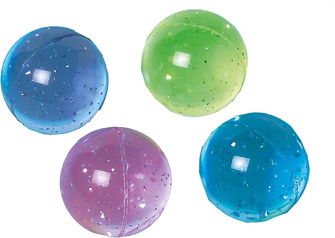 Lot De 6 Balles Rebondissantes Avec Yeux - Couleurs Vives - Diamètre 3 Cm - Pour Enfants