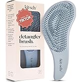Kitsch Detangler Brush – Gentle Curly Hair Brush with Flexible Bristles for All Hair Types - Wet or Dry | Detangling Hair Bru