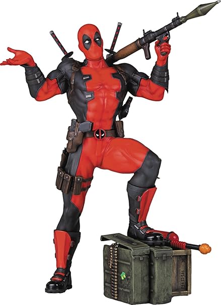 Amazon Com Deadpool Collector S Gallery Statue Toys Games