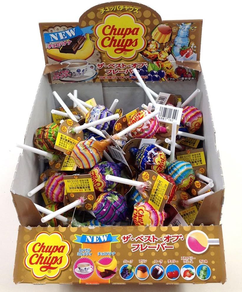 Amazon 森永製菓 チュッパチャップス ザ ベスト オブ フレーバー 1個 45本 森永製菓 あめ キャンディ 通販