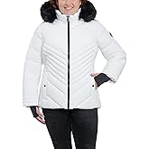 LONDON FOG womens Zip Front Active Puffer