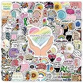 Mental Health Awareness Stickers - 100PCS Vinyl Decals for Adults, Therapists - Health Gifts