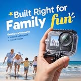 AKASO Brave 7 LE Action Camera 4K 20MP 128GB Card Dual Screen WiFi Remote view 8