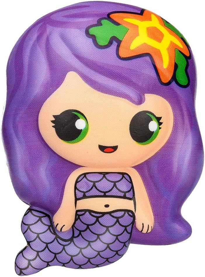 JiaMeng Soft Toys Anti-Stress Toys for Kids and Adults Squishies Toy Kawaii Mermaid Slow Rising Cream Scented Stress Relief Toys Gifts