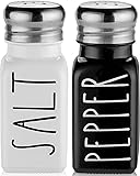 Salt and Pepper Shakers Set by Brighter Barns