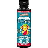Barlean's Omega Pals Omega 3 for Kids, Yummy Straw-Nana Flavored Children's Liquid Flax Seed Oil Supplement with 1,483 mg ALA, Non-GMO, Vegan Brain and Eye Health, 8 oz