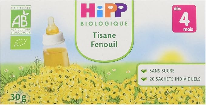 Hipp Biologique Tisane Fenouil Pour Bebe Des 4 Mois 5 Boites De Sachets Amazon Fr Epicerie
