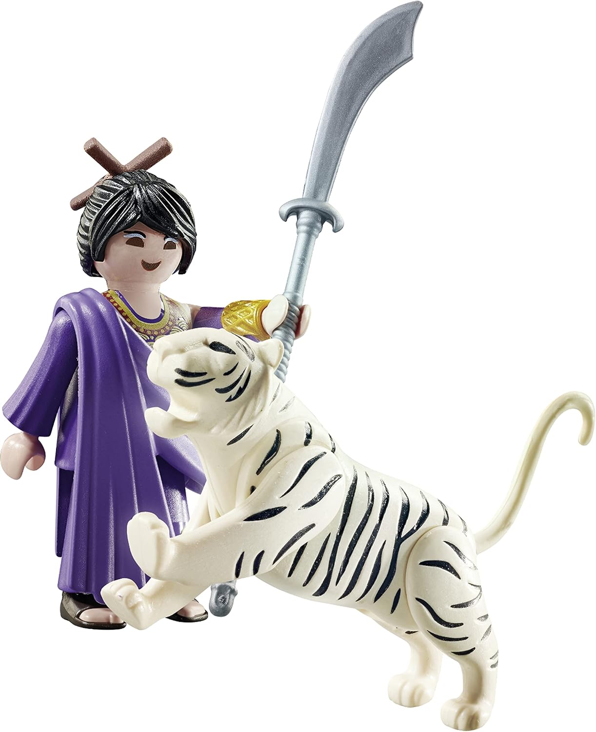 Playmobil 70382 Special Plus Fighter with Tiger, Fun Imaginative Role-Play, PlaySets Suitable for Children Ages 4+ - Image 5