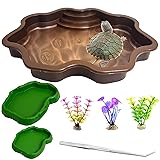Apatal Reptile Bathing Pool 2-in-1 Tortoise Water