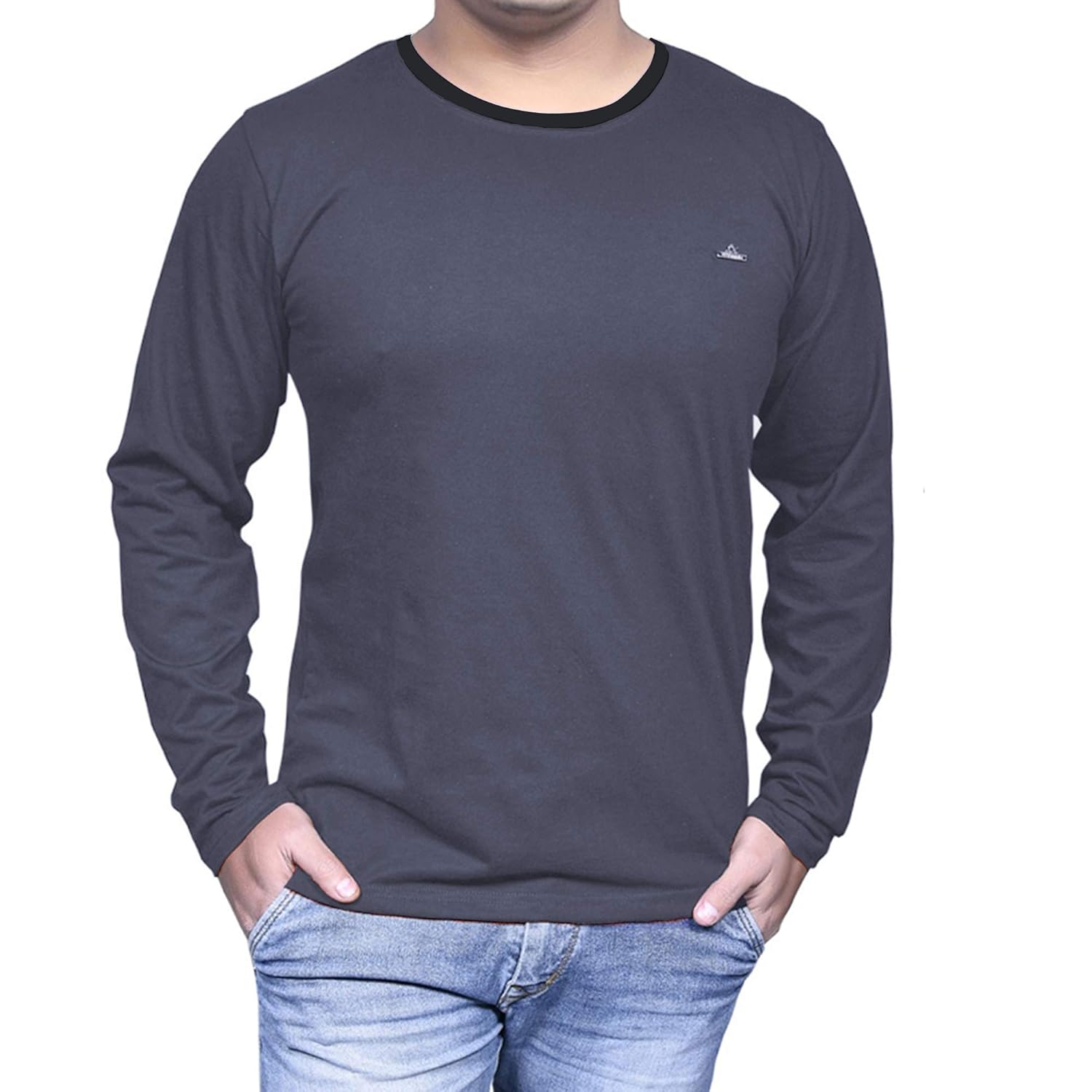 fenoix men's round neck cotton t shirt