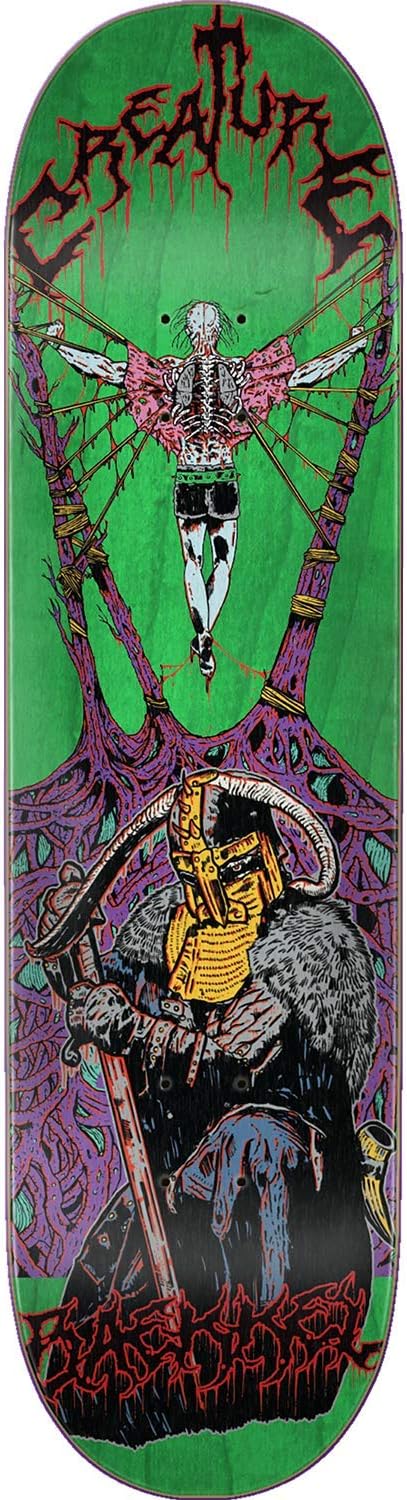 Creature Baekkel Blood Eagle Skateboard Deck -8.6 - (Bundled with Free 1'' Hardware Set)