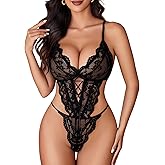 Avidlove Sexy Lingerie for Women Lace Teddy Bodysuit One Piece Lingerie