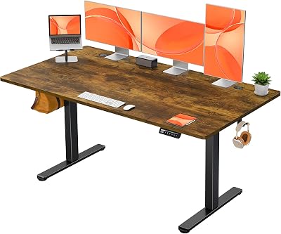 ErGear Electric Standing Desk 160 x 80 cm 4 Memory Panel Splice Board
