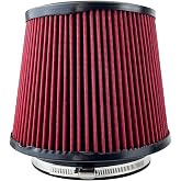 Intake Air Filter w/Pro 5R Oiled Media 6" Inlet 7" Tall 24-91035 | High-Flow, Flange Diameter: 6, Washable, High Performance