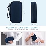 FYY Travel Cable Organiser 2-Layer Pouch Navy Blue Tech Accessories Bag view 2