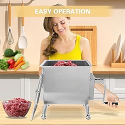 CLIVIA Manual Meat Mixer, 85 Pound Meat Mixer for