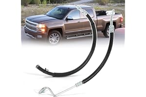Ytrica 2pcs Power Steering Pressure Line Hose, Fit for Chevy Silverado 1500 Tahoe Avalanche, GMC Sierra Yukon, Cadillac Escalade | 2007-2014 4.8 5.3 6.0 6.2L V8 Replace 15812564 15812565 3402322