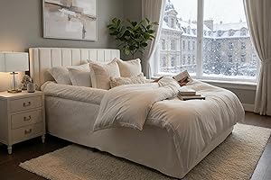 GENERIC The World’s First Bordered Bed Sheet (Full: 75" × 54" × 14")