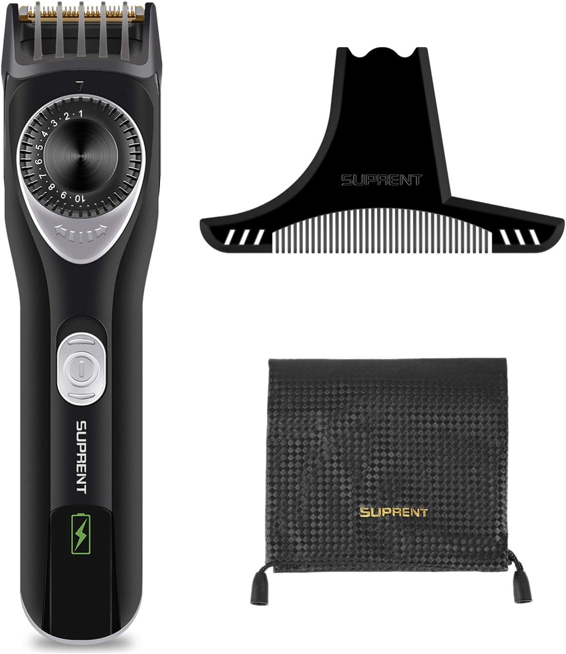 Bart Trimmer Herren SUPRENT Bartschneider Testsieger Verstellbar Rasierer Barttrimmer ...