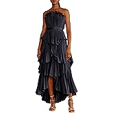 Amur Womens Janey Tiered Shell Midi Dress