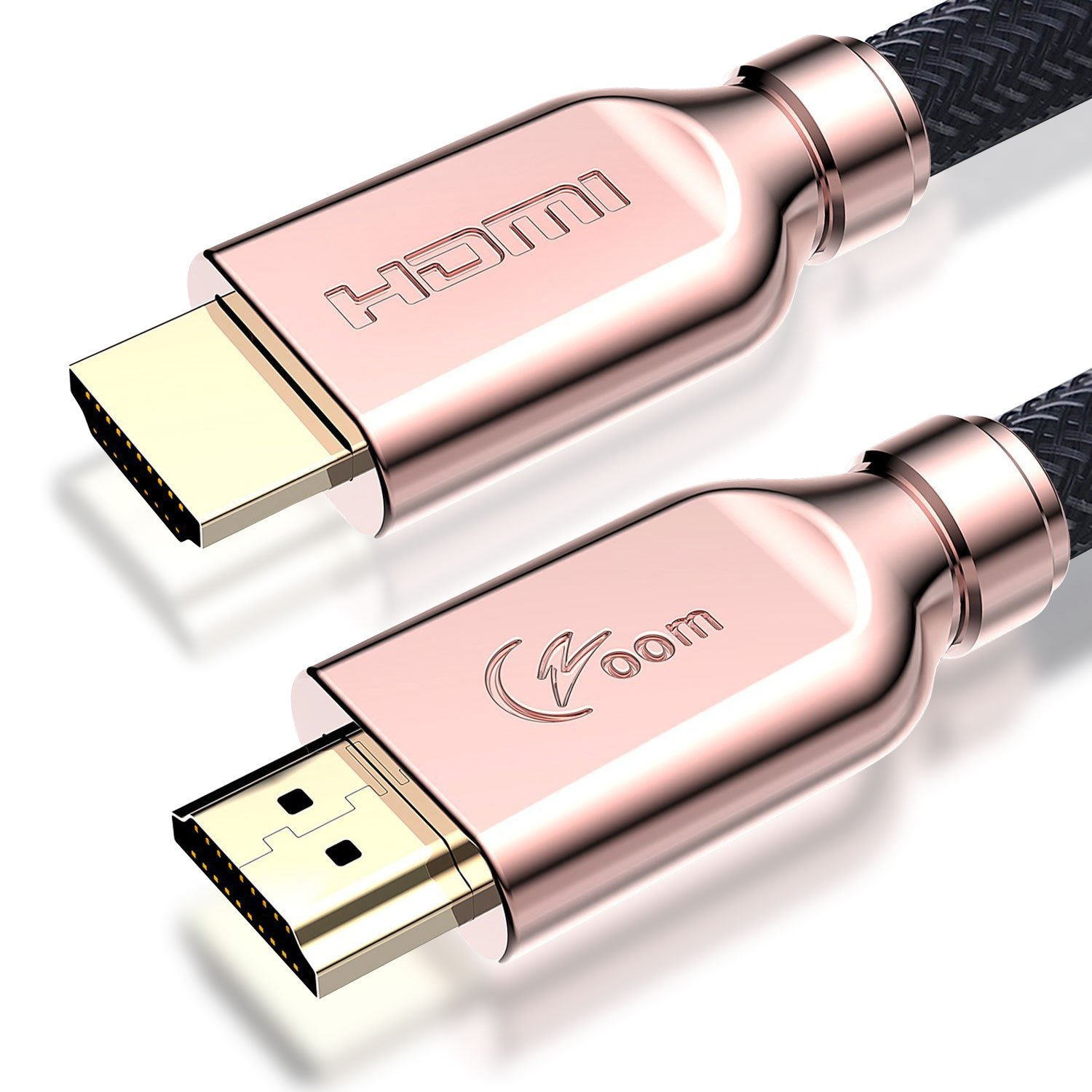 4K HDMI Cable 6 Feet - Ultra High Speed 18Gbps HDMI 2.0 Cable - 28AWG Braided HDMI Cord - Ethernet, Audio Return - Video 4K HDR UHD 2160p HD 1080p 3D for Blu-ray Player, Xbox, PS4 PS3, PC, Apple TV