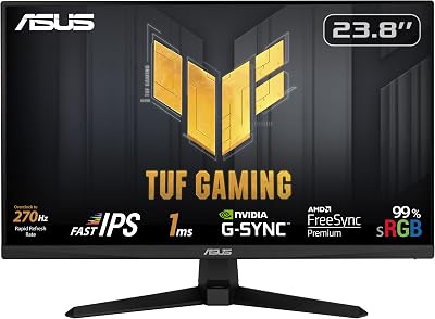 ASUS TUF Gaming VG249QM1A 24" FHD 270Hz Fast IPS Monitor G-Sync FreeSync