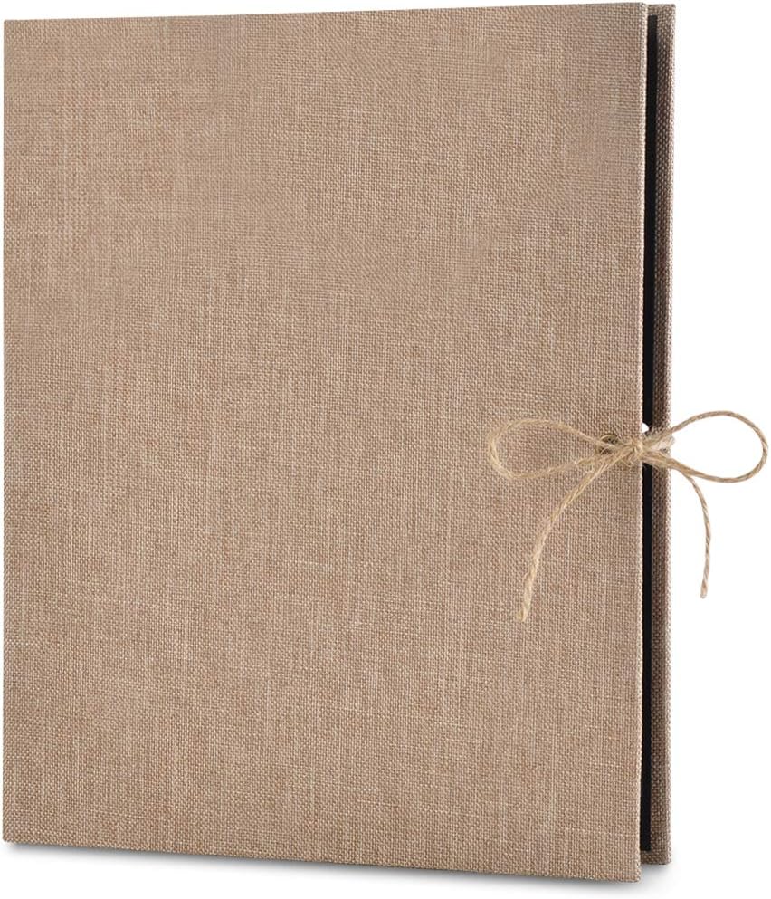 Album de Fotos Scrapbook, 60 Páginas Negras (30 Hojas), VEESUN DIY