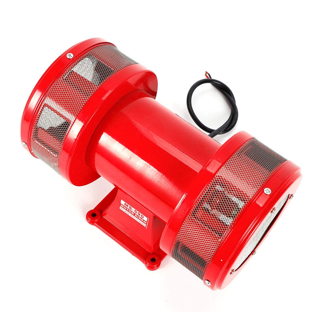 Air Raid Siren, AC MS590 HighPower Motor Driven Air Raid Siren Heavy Duty Metal Horn Farm Fire