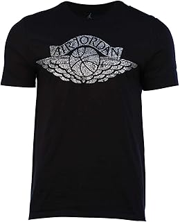 amazon com nike air jordan jsw iconic wings logo tee gym red clothing nike air jordan jsw iconic wings logo