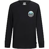 Billabong Boys Premium Long Sleeve Logo Graphic T-Shirt, Regular Fit