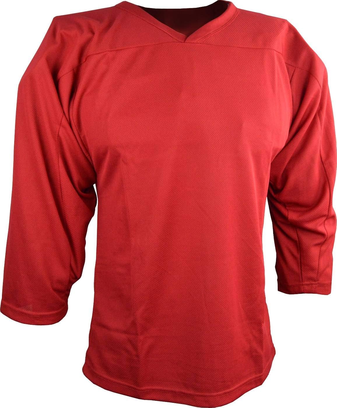 Sports Unlimited Youth Hockey Practice Jersey, Red, Large / X-Large: Clothing