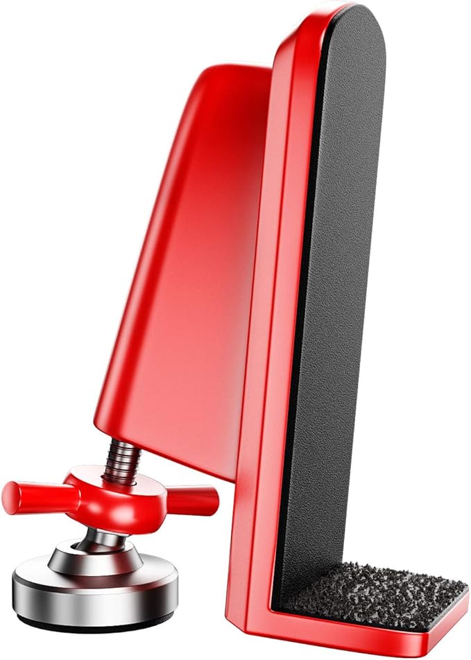 Door Jammer Security Stopper Lockdown Portable Home Door Lock， Red