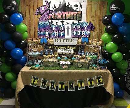 Fortnite Cake Tj S Cake Ideas Decoracion Fiesta Cumpleanos - kreatwow llama happy birthday banner decoraciones de fiesta para kreatwow llama happy birthday banner decoraciones