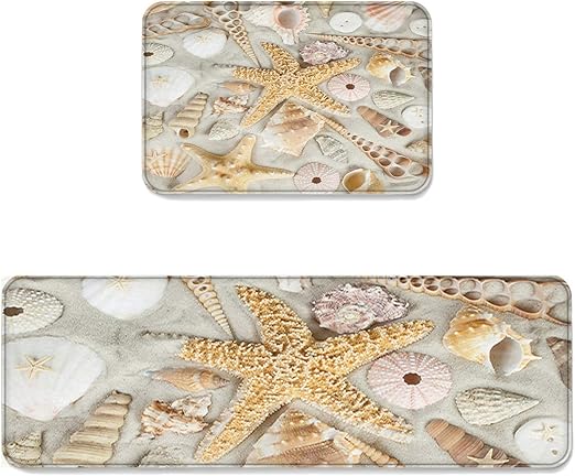 Amazon Com Creativehouse Nautical Anchor Rustic Anti Slip Wood Design Rug For Kitchen Bathrom Bedroom Flannel 2 X 6 Furniture Decor